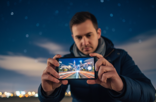How to Hold Your Smartphone Properly to Prevent Motion Blur in Night Photography Without a Tripod